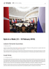 Syria Quarterly Report Issue 5: Jan/Feb/Mar 2019 Syria Quarterly Report Issue 5: Jan/Feb/Mar 2019