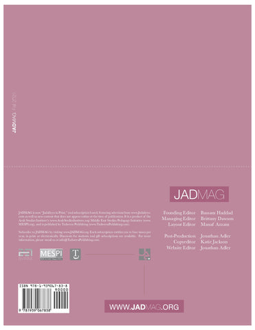 JADMAG Issue 8.1: Fall 2021 Pedagogy Edition